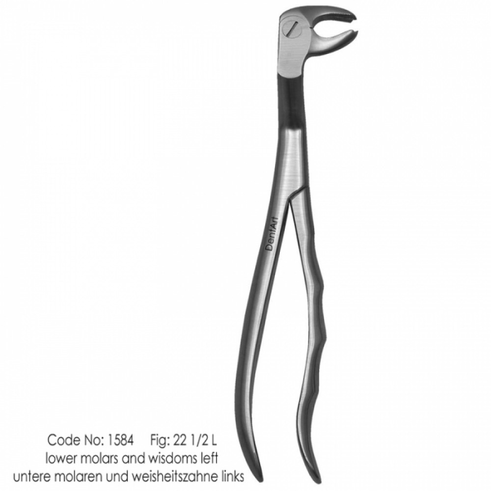 Extraction Forceps. Fig No. 22 1/2 L - UK Type